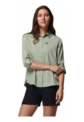 Camisa Mujer Columbia SILVER RIDGE UTILITY Crema Columbia