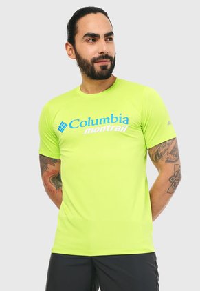 Camiseta Verde-Azul Columbia
