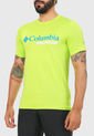 Camiseta Verde-Azul Columbia de Columbia