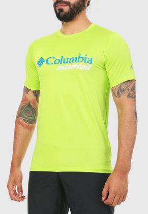 Camiseta Verde-Azul Columbia