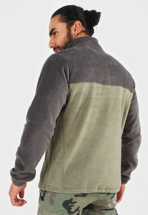 Buzo Verde Oliva-Gris Columbia Steens Mountain