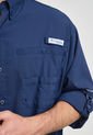 Camisa Para Pesca Azul Navy Columbia PFG Tamiami II de Columbia