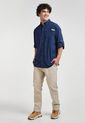 Camisa Para Pesca Azul Navy Columbia PFG Tamiami II de Columbia