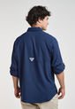 Camisa Para Pesca Azul Navy Columbia PFG Tamiami II de Columbia