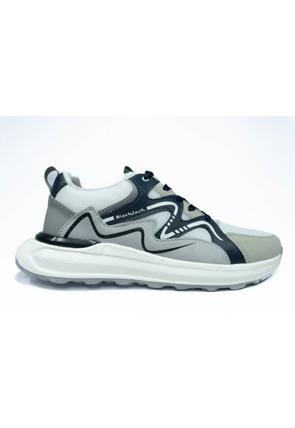Teni Hombre Casual -Herreros- Snake Gris Azul