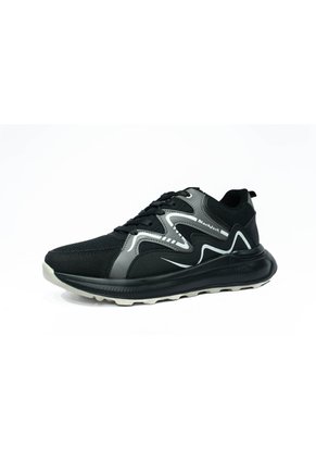 Teni Hombre Casual -Herreros- Snake Negro Gris