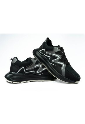 Teni Hombre Casual -Herreros- Snake Negro Gris