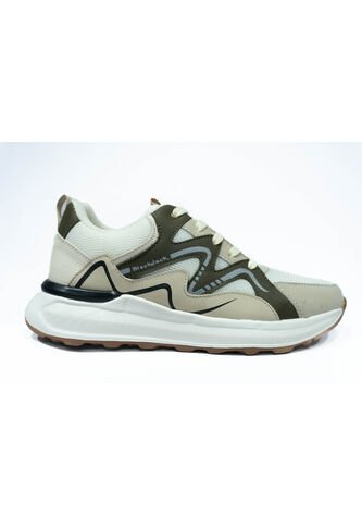 Teni Hombre Casual -Herreros- Snake Beige Verde COMERCIALIZADORA HERREROS SAS