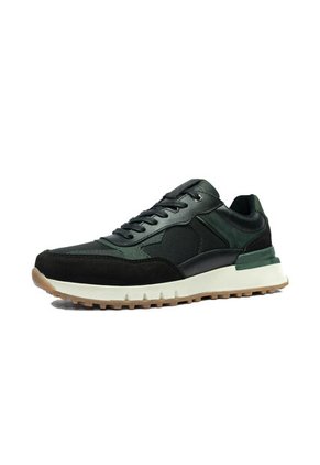 Teni Hombre Casual -Herreros- 2123 Negro Verde Negro