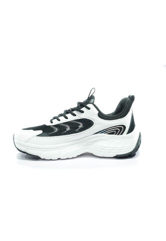 Teni Dama Casual -Herreros- D-054B Blanco Negro  COMERCIALIZADORA HERREROS SAS