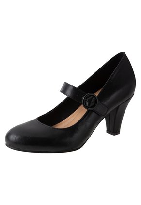 Zapatos Kimberlee De Tacón Para Mujer Negro Comfort Plus 191056