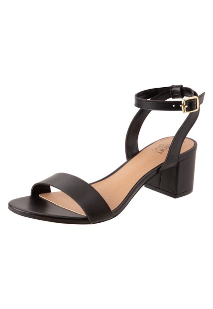 Sandalias Walsh Para Mujer Negro Comfort Plus 193088