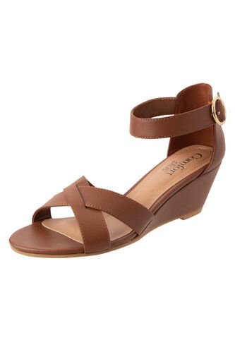 Zaparos De Cuña Prue Mid Para Mujer Cogñac Comfort Plus 193103 Comfort