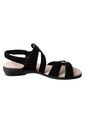 Sandalias Peggy De Cuña Para Mujer Negro Comfort Plus 191466 de Comfort