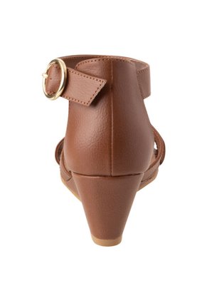 Zaparos De Cuña Prue Mid Para Mujer Cogñac Comfort Plus 193103
