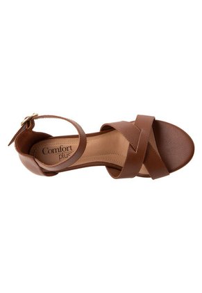 Zaparos De Cuña Prue Mid Para Mujer Cogñac Comfort Plus 193103