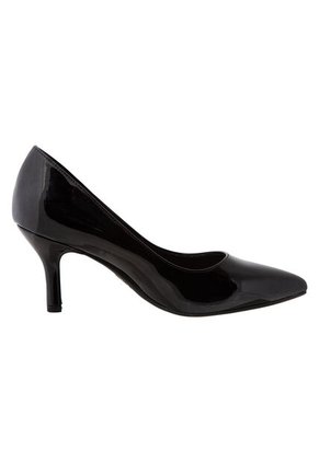 Zapatillas Puntiagudas Janine Para Mujer Negro Comfort Plus 191044