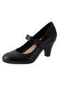 Zapatos Kimberlee De Tacón Para Mujer  Negro Comfort Plus 191056 de Comfort