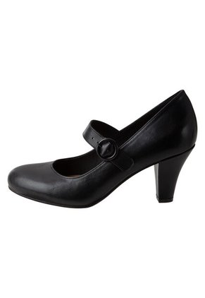 Zapatos Kimberlee De Tacón Para Mujer Negro Comfort Plus 191056