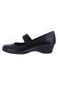 Zapatos De Cuña Gretchen Para Mujer Negro Comfort Plus 191433 de Comfort