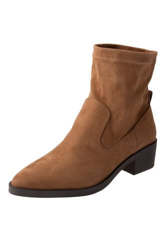 Botines Bumble Con Tacón Para Mujer Bronceado Comfort Plus 195512 Comfort