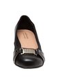 Zapatos De Cuña Deedee Para Mujer Negro Comfort Plus 190447 de Comfort