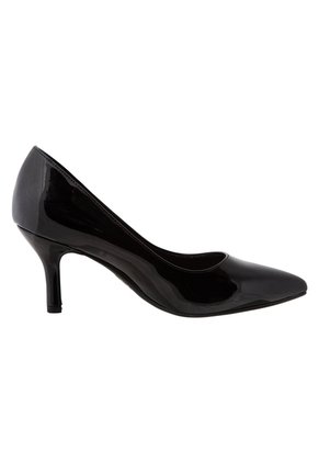 Zapatillas Puntiagudas Janine Para Mujer Negro Comfort Plus 191044