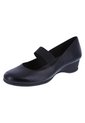 Zapatos De Cuña Gretchen Para Mujer Negro Comfort Plus 191433 de Comfort