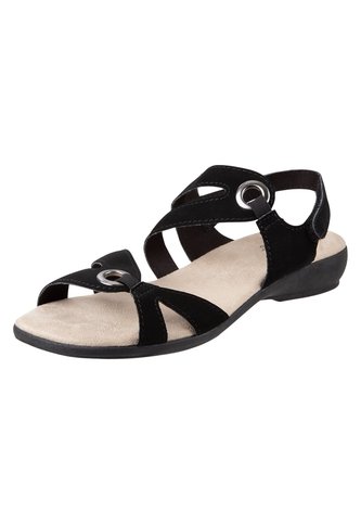 Sandalias Peggy De Cuña Para Mujer Negro Comfort Plus 191466 Comfort
