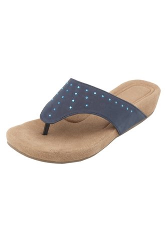 Sandalias Navy Comfort Para Mujer Azul Comfort Plus 192883 Comfort