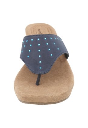 Sandalias Navy Comfort Para Mujer Azul Comfort Plus 192883