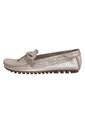 Zapatos Tipo Mocasín Para Mujer Dorado Comfort Plus 198347 de Comfort Plus By Predictions