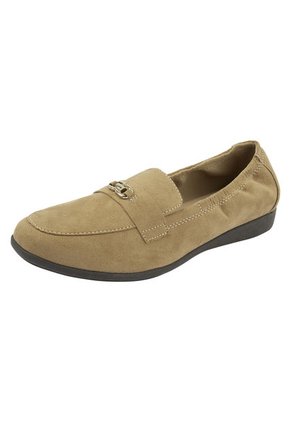 Zapatos Casuales Tipo Mocasín Para Mujer Bronceado Comfort Plus 198635 Payless