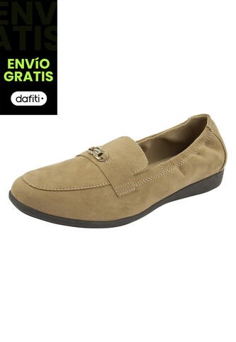 Zapatos Casuales Tipo Mocasín Para Mujer Bronceado Comfort Plus 198635 Payless Comfort Plus By Predictions