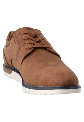 Zapatos Casuales Fortis Tipo Oxford Para Hombre Cogñac Comfort Plus 197515 Payless