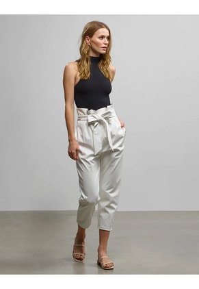 Pantalón Faux Leather Paperbag Commando Op