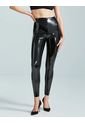 Leggings Faux Patent Leather Flare Commando Op de Commando