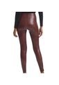 Faux Leather Animal Legging Marron Croc de Commando