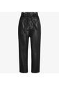 Faux Leather Paperbag Pants Negro de Commando