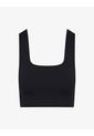 Crop Top Neoprene Squareneck Commando Op de Commando