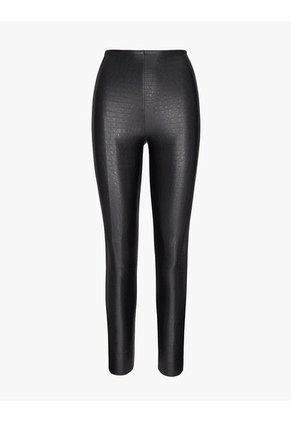 Leggings Faux Leather Animal Commando Op