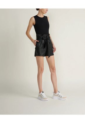 Short Corto Paperbag De Piel Sintética