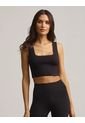Crop Top Neoprene Squareneck Commando Op de Commando