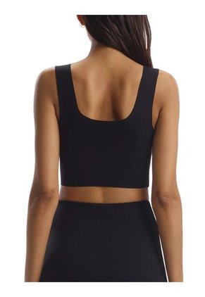 Crop Top Neoprene Squareneck Commando Op