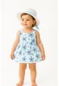 Vestido Niña Con Diseño Floral + Pava – Muy Chic de Comprastao