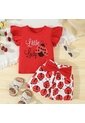Adorable Traje De Mariquita De Verano, Conjunto De 2 Uds Para Niñas, Camiseta Sin Mangas + Pantalones de Comprastao