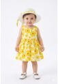 Vestido Infantil Estampado Con Pava  Verano Gratis Sombrero de Comprastao