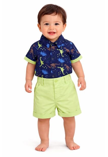 Ropa Niños Conjunto Prendas Pantalones Cortos Camisa