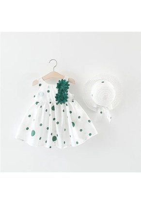 Vestidos Para Bebés Con Sombrero, Ropa Encantadora Para Niñas Pequeñas.