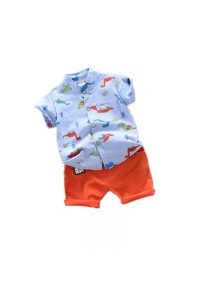 Niños Pantalones Cortos Y Camisa Manga Corta Para Bebes Y Niños